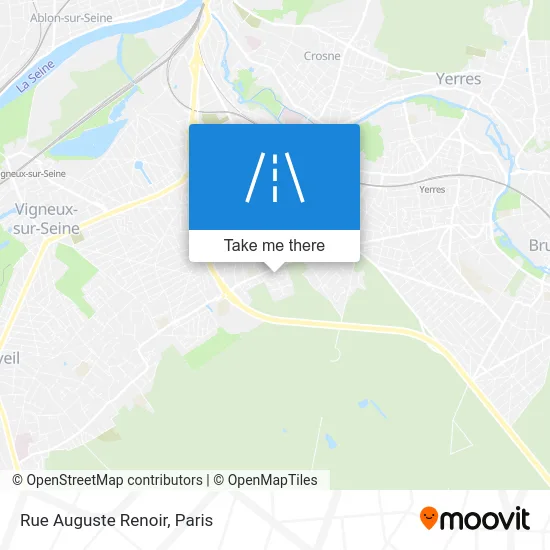 Rue Auguste Renoir map