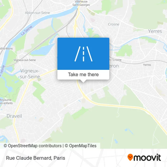 Rue Claude Bernard map