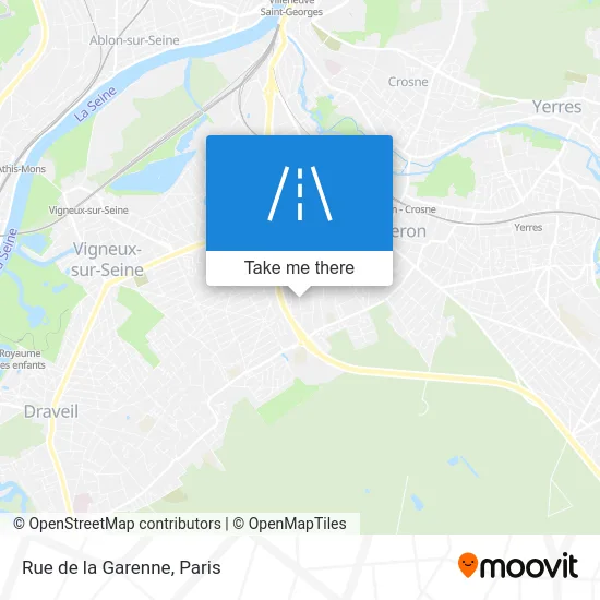 Rue de la Garenne map