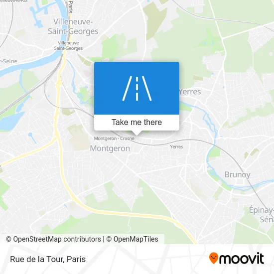 Rue de la Tour map