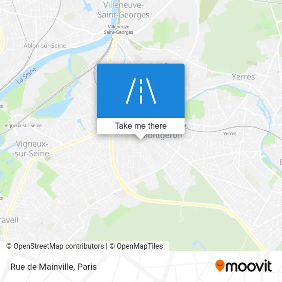 Rue de Mainville map