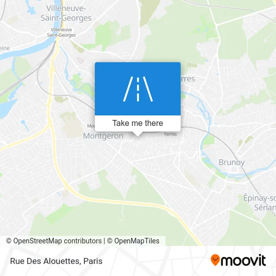 Rue Des Alouettes map