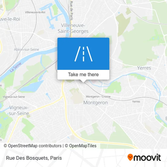 Rue Des Bosquets map