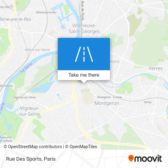 Rue Des Sports map