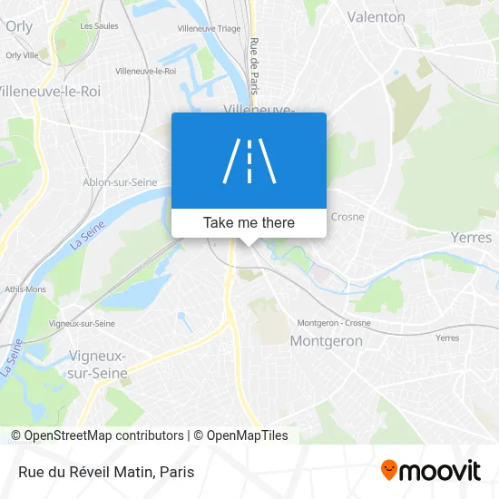 Rue du Réveil Matin map