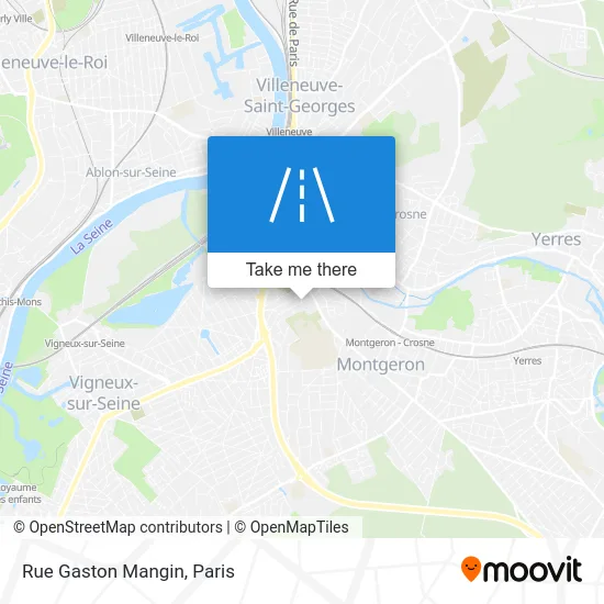 Rue Gaston Mangin map