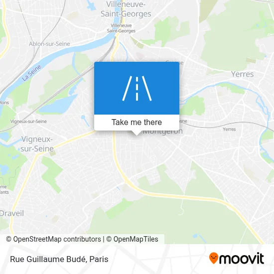 Rue Guillaume Budé map