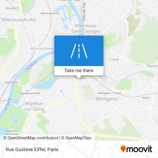 Rue Gustave Eiffel map