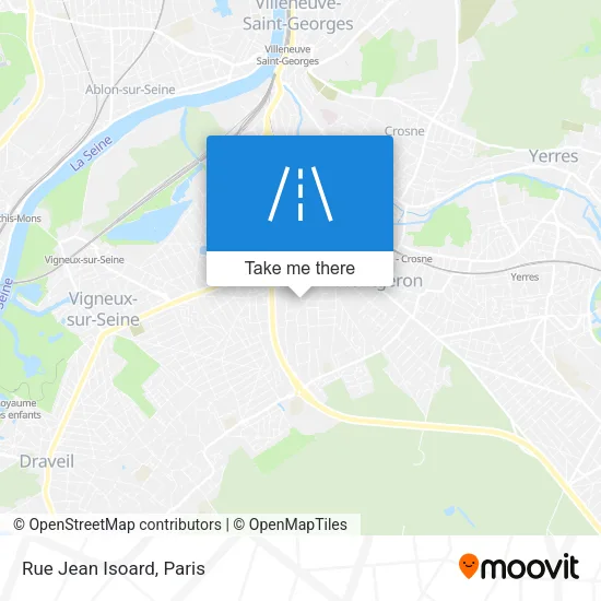 Rue Jean Isoard map