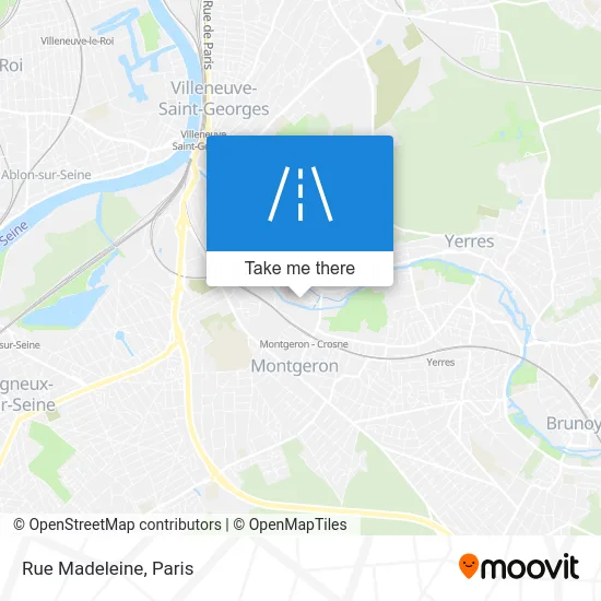 Rue Madeleine map