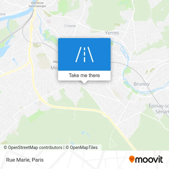 Rue Marie map