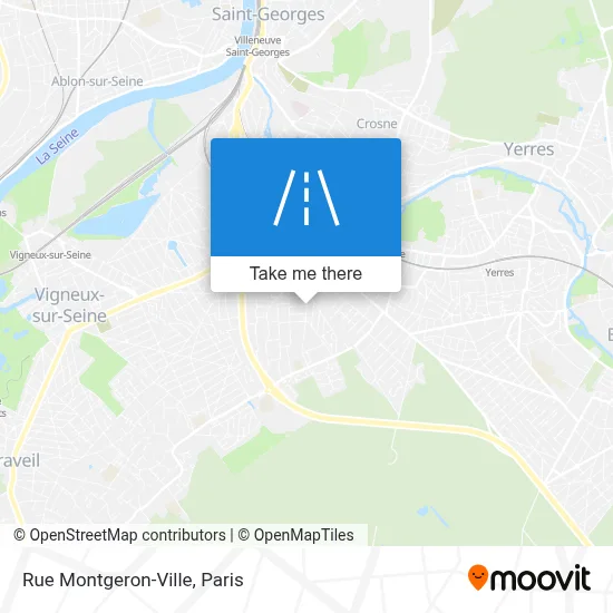 Rue Montgeron-Ville map