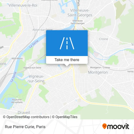 Rue Pierre Curie map