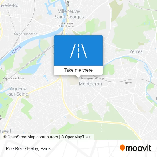 Rue René Haby map