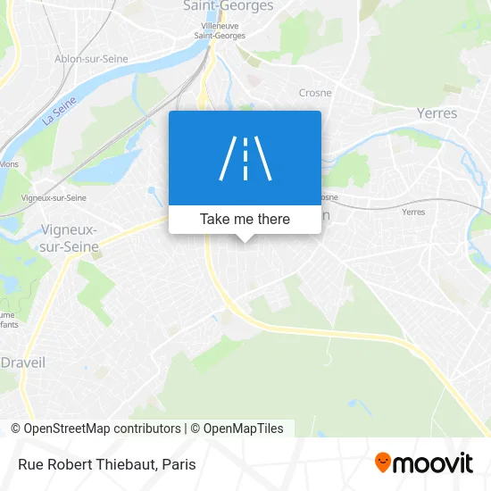 Rue Robert Thiebaut map