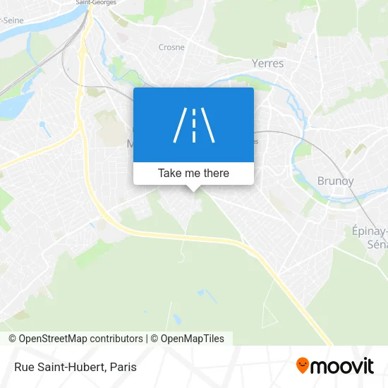 Rue Saint-Hubert map