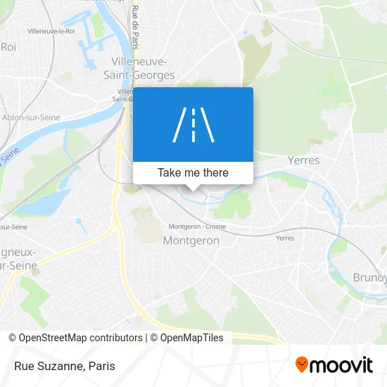 Rue Suzanne map