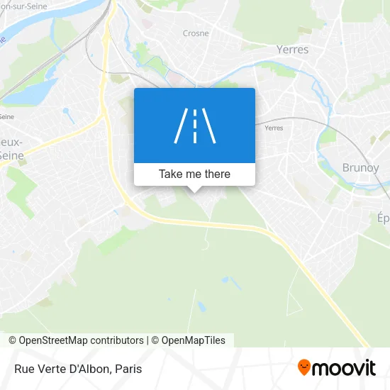 Rue Verte D'Albon map