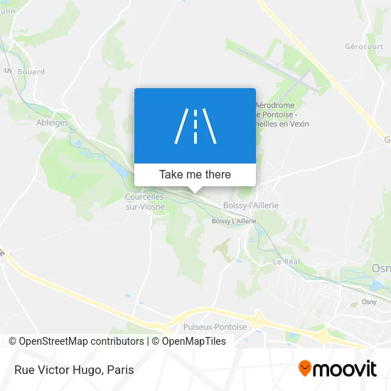 Rue Victor Hugo map
