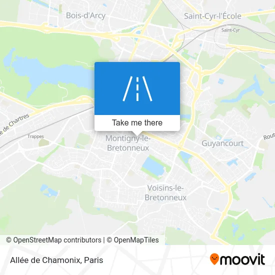Allée de Chamonix map
