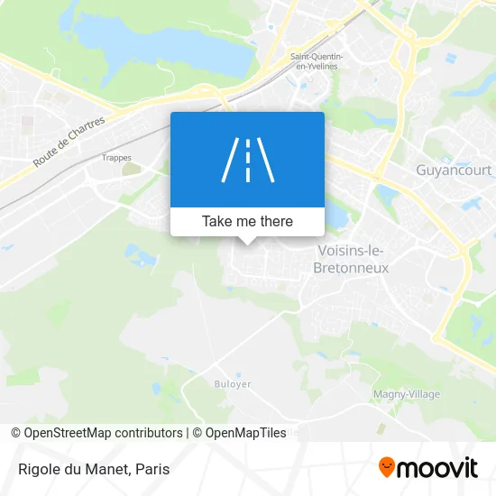 Mapa Rigole du Manet