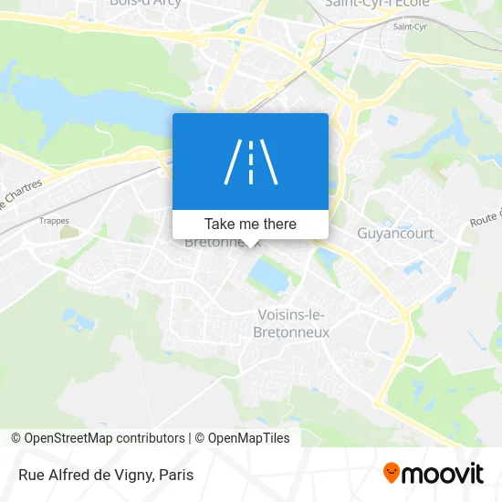 Rue Alfred de Vigny map