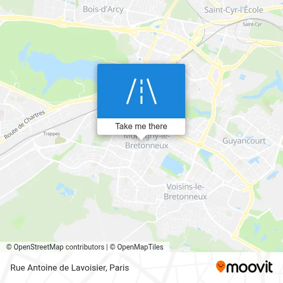 Rue Antoine de Lavoisier map
