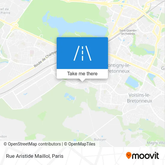 Rue Aristide Maillol map
