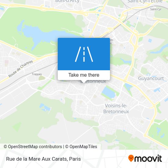 Rue de la Mare Aux Carats map
