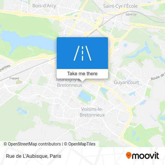 Rue de L'Aubisque map