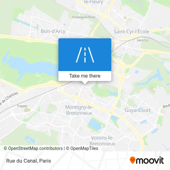 Rue du Canal map