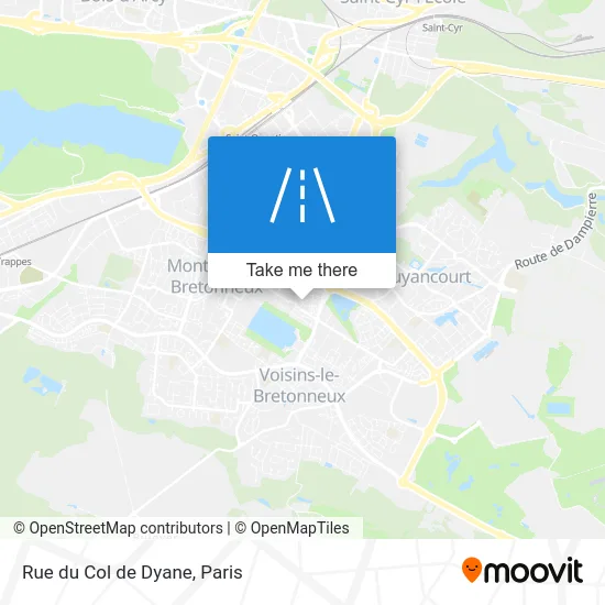 Rue du Col de Dyane map