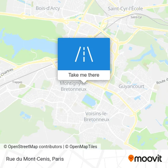 Rue du Mont-Cenis map