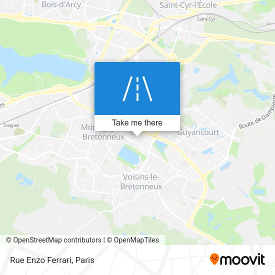 Rue Enzo Ferrari map