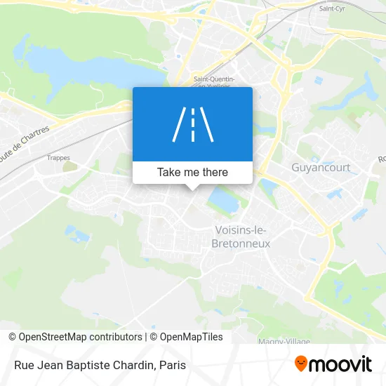 Rue Jean Baptiste Chardin map