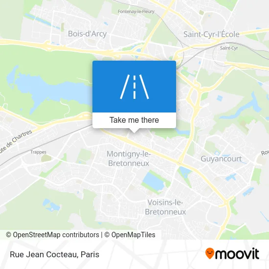 Rue Jean Cocteau map
