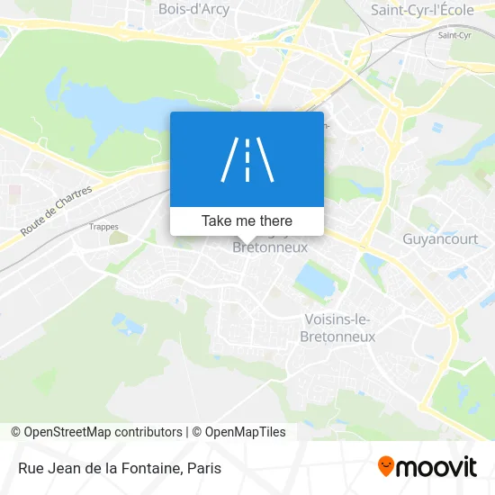 Rue Jean de la Fontaine map