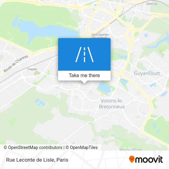 Rue Leconte de Lisle map