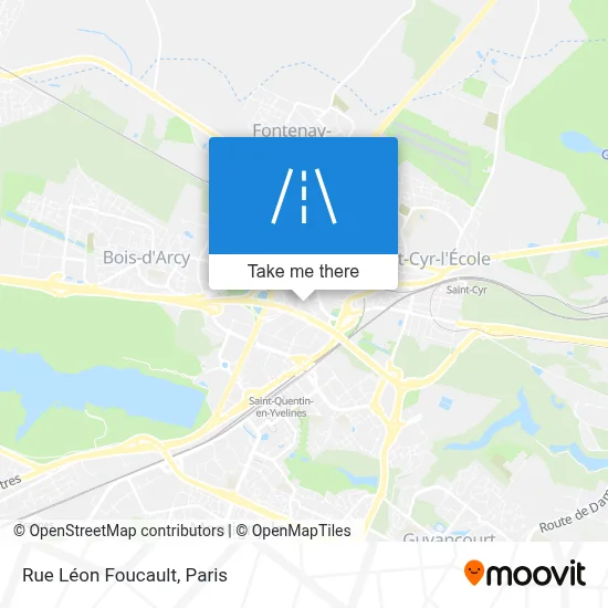 Rue Léon Foucault map