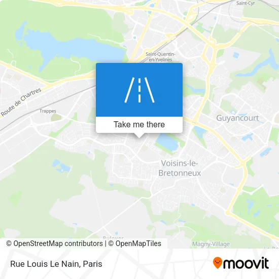 Rue Louis Le Nain map