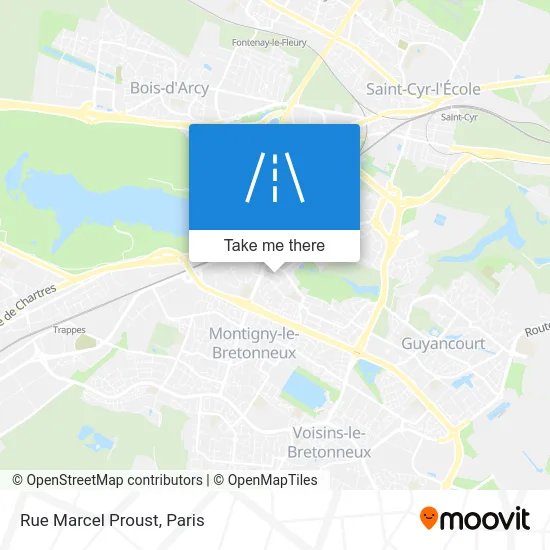 Rue Marcel Proust map