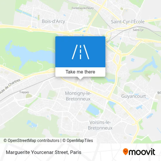 Rue Marguerite Yourcenar map