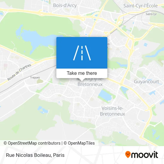 Rue Nicolas Boileau map