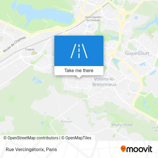 Rue Vercingétorix map