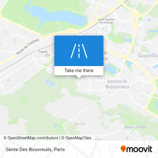 Sente Des Bouvreuils map