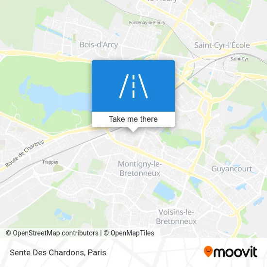 Sente Des Chardons map