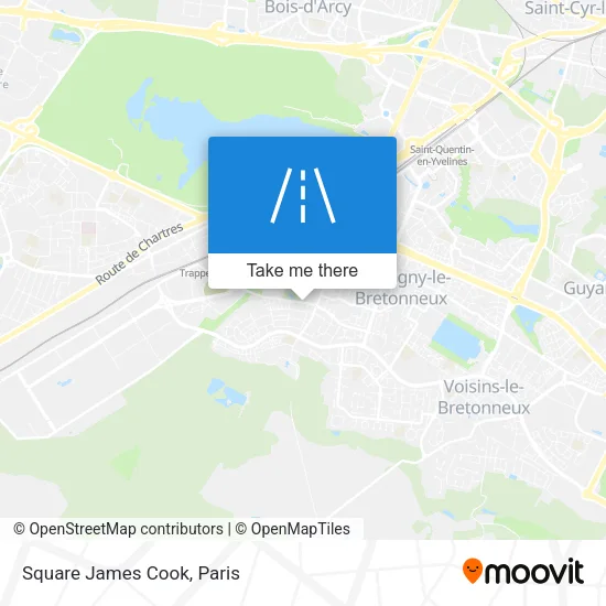 Square James Cook map