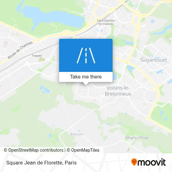 Square Jean de Florette map