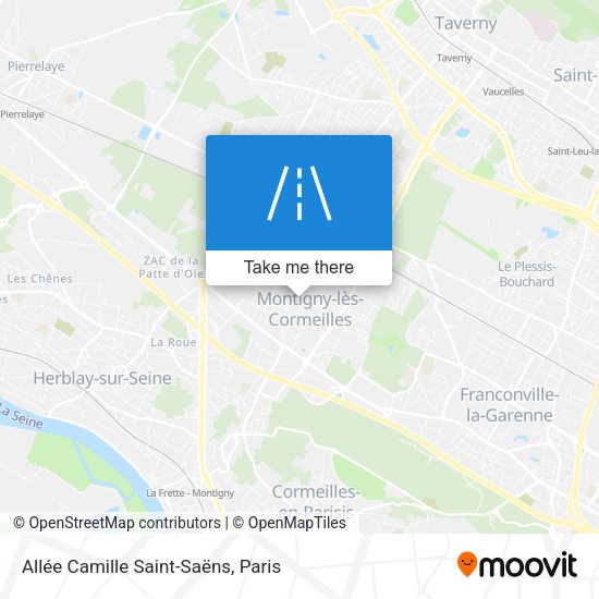 Allée Camille Saint-Saëns map