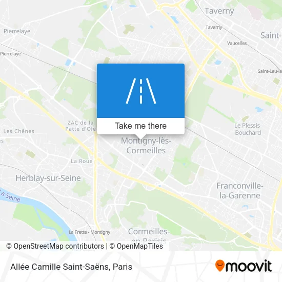Allée Camille Saint-Saëns map